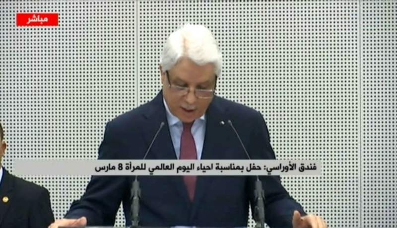 الطيب لوح يلقي رسالة رئيس الجمهورية للمرأة الجزائرية في عيدها العالمي