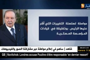 رئاسة: الرئيس بوتفليقة ينهي مهام قائد أركان القوات الجوية