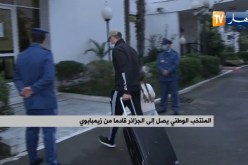 المنتخب الوطني يصل إلى الجزائر قادما من زيمبابوي بعد التأهل إلى كان2021