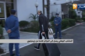 المنتخب الوطني يصل إلى الجزائر قادما من زيمبابوي بعد التأهل إلى كان2021