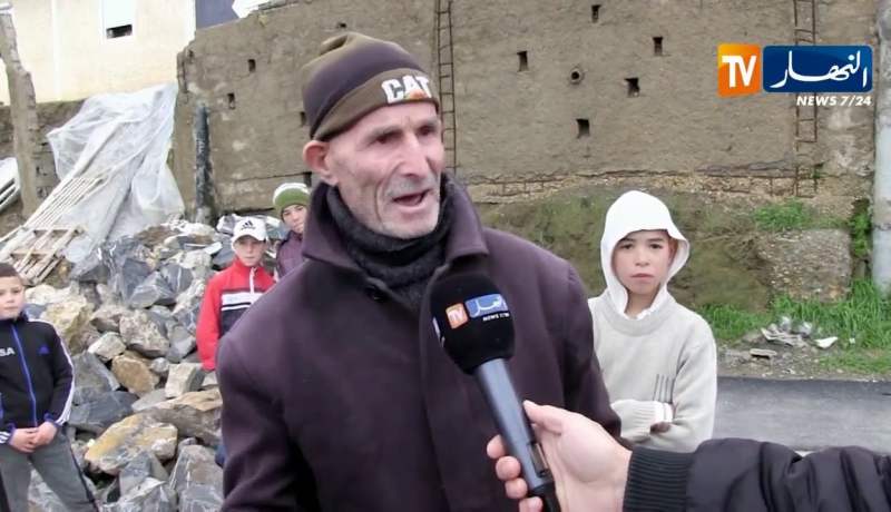 بجاية: إنزلاق التربة يهدد حياة عائلات قرية ثويريث ببلدية بني جليل