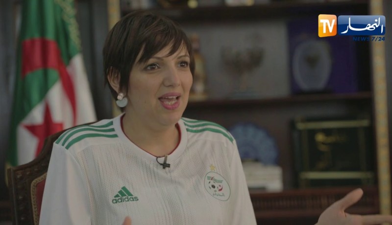 وزيرة الثقافة:  مباراة النصف النهائي لم أستطع متابعتها كاملا وخرجت اتمشى حول المنزل لتخفيف الضغط