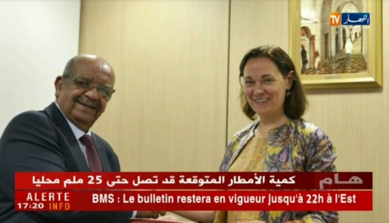 دبلوماسية: مساهل يستلم أوراق إعتماد سفراء جدد لدى الجزائر