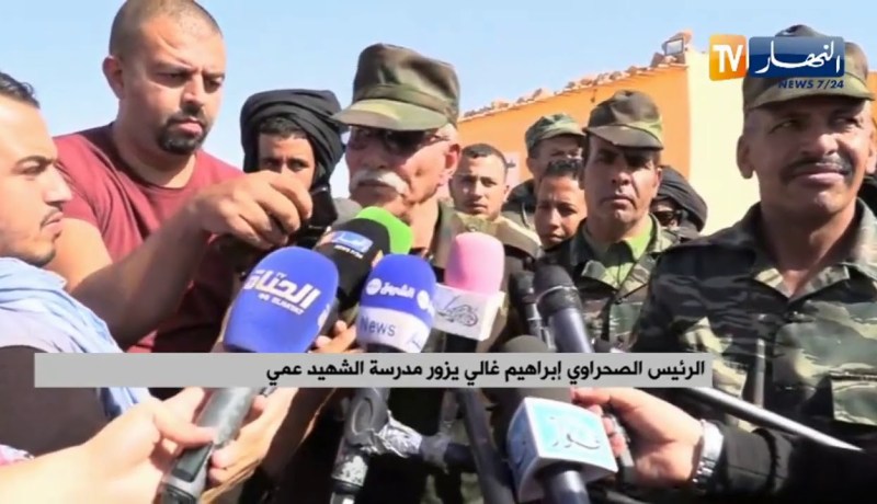 الرئيس الصحراوي :” لم نكن نرغب في إراقة الدماء .. ولكن !!”