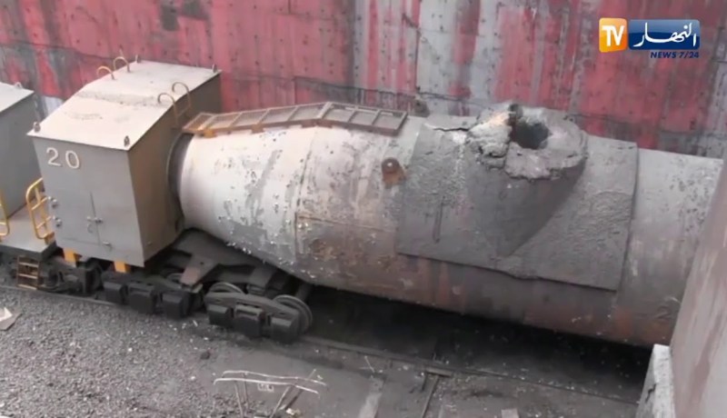 إعادة تشغيل الفرن العالي رقم 2 بمركب سيدار الحجار