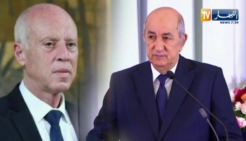 رئاسة: رئيس الجمهورية يجري مكالمة هاتفية مع الرئيس التونسي قيس سعيّد
