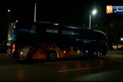 وصول المنتخب المصري لملعب الكلية الحربية للتدرب‎