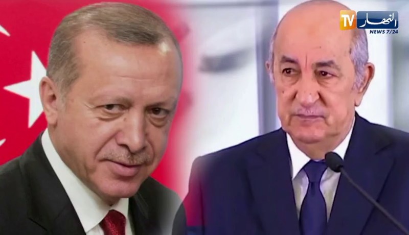 رئيس الجمهورية يتلقى مكالمة هاتفية من الرئيس التركي أردوغان