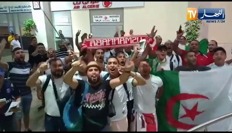 148 مناصر سينقلون من مطار عنابة لمساندة المنتخب الوطني