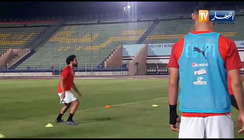 تدريبات المنتخب المصري إستعدادا للمباراة الإفتتاحية لكان 2019