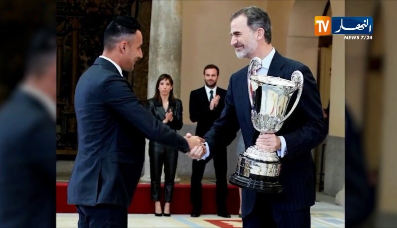 كيلور نافاس يتوج بجائزة أحسن رياضي من أمريكا الجنوبية بإسبانيا