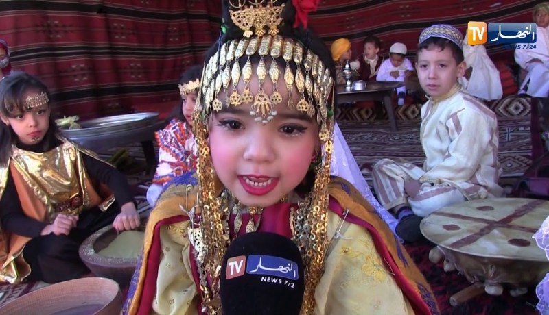 غرداية: يناير .. براعم دور الحضانة يصنعون الإستثناء في إحتفالات السنة الأمازيغية