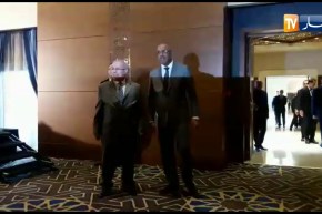 الوزير الأول نور الدين بدوي ونائبه رمطان لعمامرة