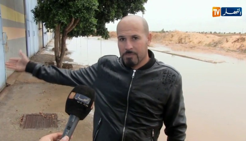 عين تموشنت/ الأمطار الغزيرة تغرق المنطقة الصناعية حمام بوحجر