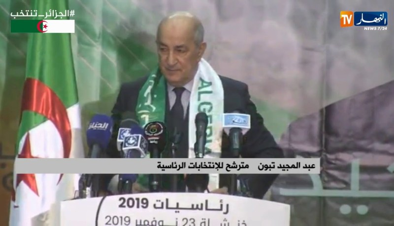 مواطن لتبون “أنت واحد من العصابة”..هكذا ردّ عليه