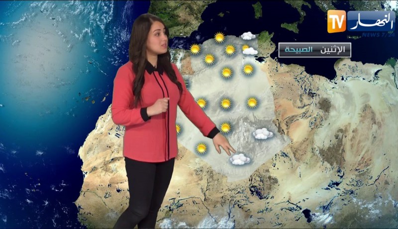 عودة الإستقرار والأمطار/ أحوال الطقس لهذه الليلة وصبيحة الإثنين 13 ماي 2019
