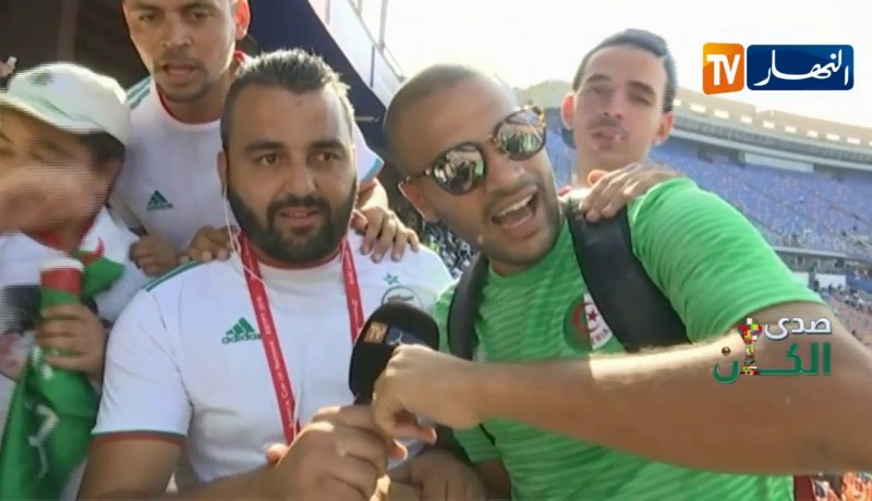 أنصار الخضر من ملعب القاهرة..”ما جيناش للترفيه..جينا ندو الكحلوشة ونروحو نزهاو في بلادنا”