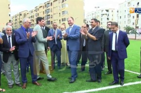 شاهد مهارة وزير الشباب والرياضة “محمد حطاب” في لعب كرة القدم