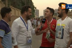 فلسطنيون من غزة جاءوا لملعب القاهرة من أجل مناصرة الخضر