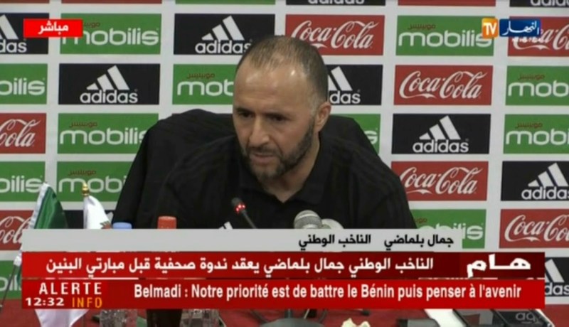 بلماضي :عودتنا لملعب تشاكر ياتي بسبب ارتياح اللاعبين للملعب الذي عرف أفراح المنتخب