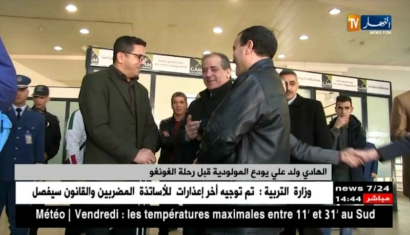 الهادي ولد علي يودع المولودية قبل رحلة الغونغو