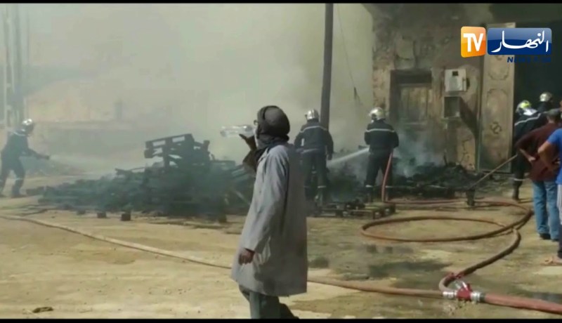 غرداية: نشوب حريق بمخزن مشروبات نقاوس