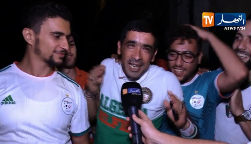 الجزائريون يعبرون عن فرحتهم بتتويج المنتخب الوطني بكأس إفريقيا
