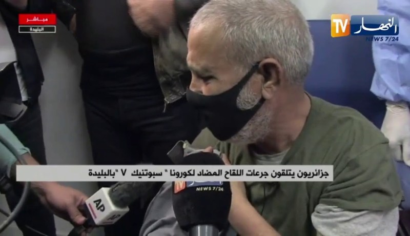 ..درت اللقاح ومانيش خايف وربي يجيب الخير” مواطن تلقى جرعة اللقاح سبوتنيك”V