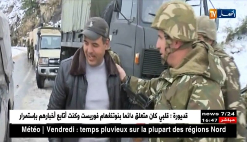 وحدات الجيش تتدخل لفك العزلة عن المناطق التي شهدت إضطرابات جوّية