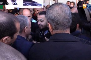 بن ڨرينة في نقاش مع شاب رافض للإنتخابات..”راكم ديرو فالعنصرية..وين راه الحل للبلاد”