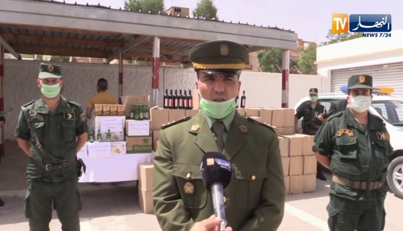 الدرك يحجز أكثر من 1200 قارورة خمر بباتنة