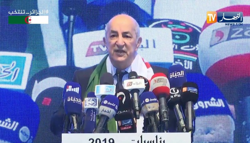 تبون: “الشباب راهم في بلادهم ومن حقهم يعبرو”