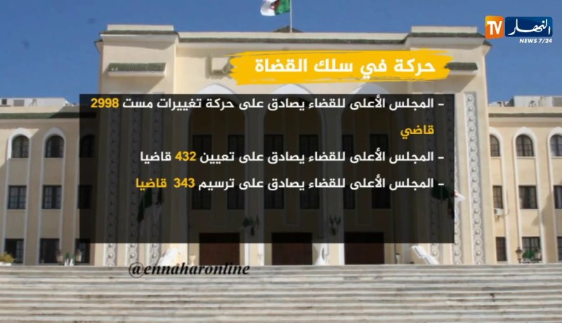 حركة في سلك القضاة