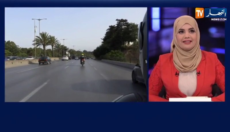 الموطار المخفي في طريقه لمقر تلفزيون النهار