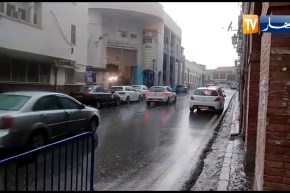 تساقط أمطار غزيرة على ولاية قسنطينة
