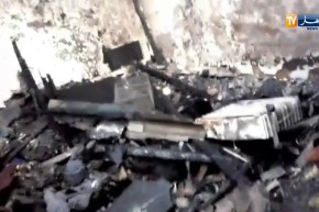 إحتراق كوخ بحسين داي في العاصمة