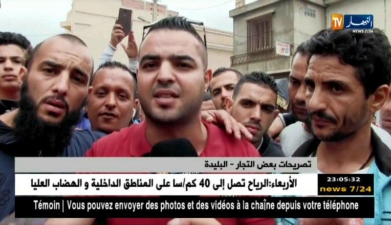 البليدة: إحتجاج العشرات من التجار الفوضوين بسوق قصاب