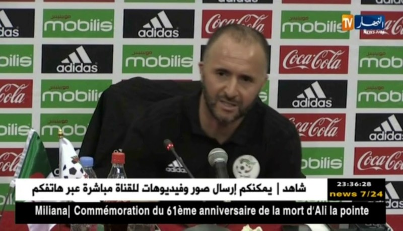 بلماضي: “محرز يجب أن يشعر بحب الجماهير له لتقديم أقصى مستواه مع الخضر”