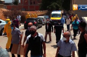 تشييع جنازة عون الحماية المدنية الذي توفي بسبب كورونا