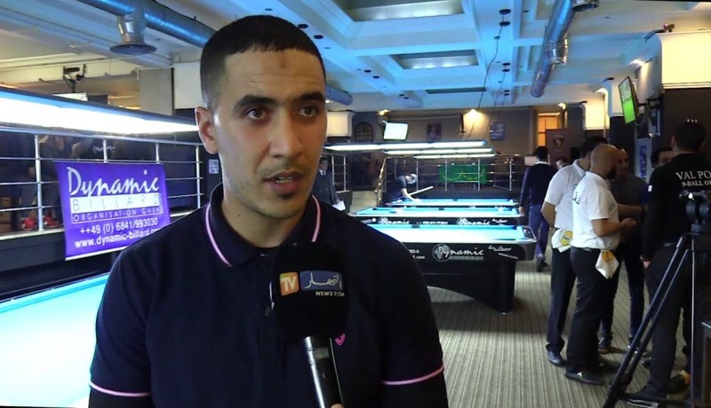 لاعب دولي في البيلياردو : ” كلّ مايخص رياضة البيلياردو متناسب ومتوفّرلنا !! “