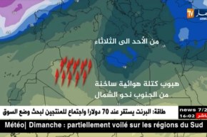 عودة الأمطار بداية من أمسية التلاثاء على شمال البلاد