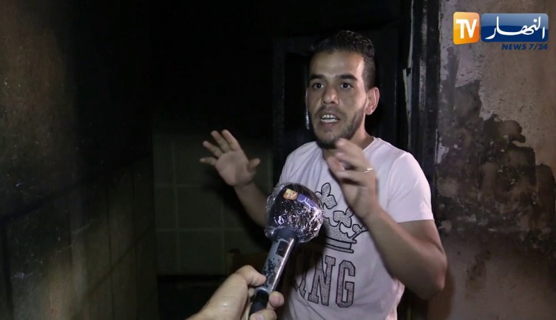 باتنة : حامل ب3توائم تنقذ عائلتها من وسط الحريق ببطولة وشجاعة