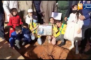 البيض: غرس ثلاث شجيرات بأحد المدارس الابتدائية ببريزينة تخليدا لروح شهداء سقوط المروحية العسكرية