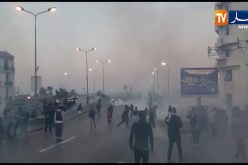 إشتباكات متجددة بين عناصر الأمن والمتظاهرين بالعاصمة
