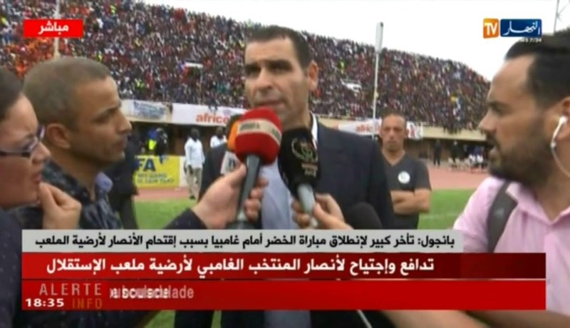 خير الدين زطشي: سنلعب اللقاء رغم الظروف الأمنية الصعبة وسنقدم ملف إلى الإتحاد الإفريقي