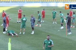 الخضر يجرون أول حصة تدريبية بعد الفوز الكبير أمام منتخب كينيا في غياب اللاعبين الأساسيين