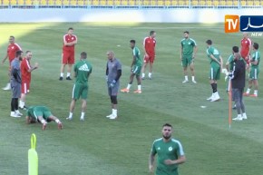 الخضر يجرون أول حصة تدريبية بعد الفوز الكبير أمام منتخب كينيا في غياب اللاعبين الأساسيين