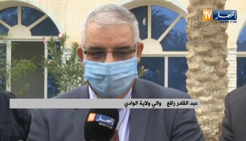 “والي الوادي  : “سيتم التكفل النفسي بالأمهات والأطفال الذين تم إجلائهم من الحريق