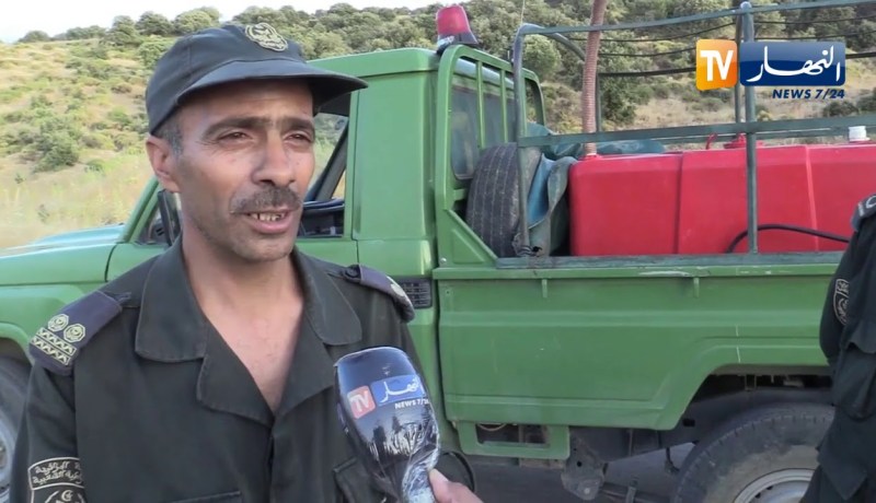 تيسمسيلت: الجهود المشتركة تبدد حريقا في محيط الحظيرة الوطنية للأرز بثنية الحد