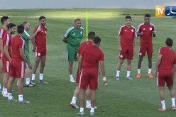 تدريبات المنتخب الوطني إستعدادا لمواجهة غينيا في ثمن نهائي كأس إفريقيا
